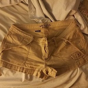 arizona jean co stretch shorts size 7